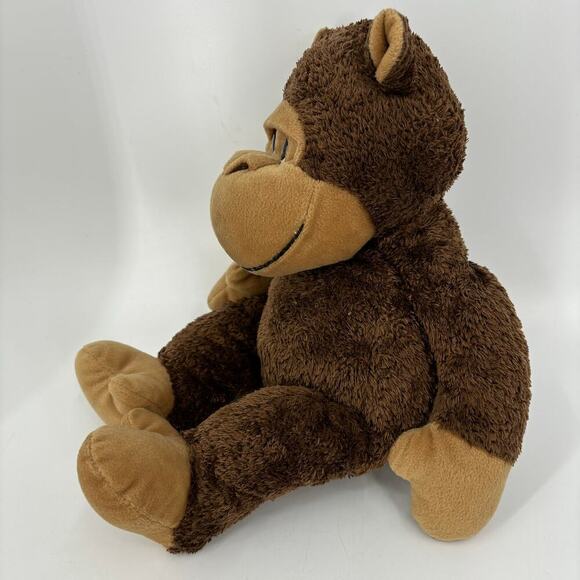 Russ Chuckles Ape Plush Brown 14 Inch Chimp Monkey Stuffed Animal Toy - Picture 5 of 9